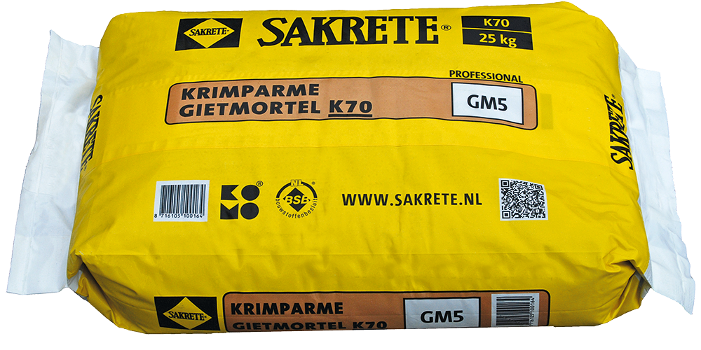 Sakrete Gietmortel GM5 (25 kg)